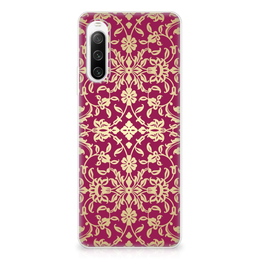 Siliconen Hoesje Sony Xperia 10 IV Barok Pink B2C Telecom