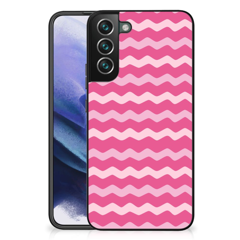 Samsung Galaxy S22 Plus Back Case Waves Pink