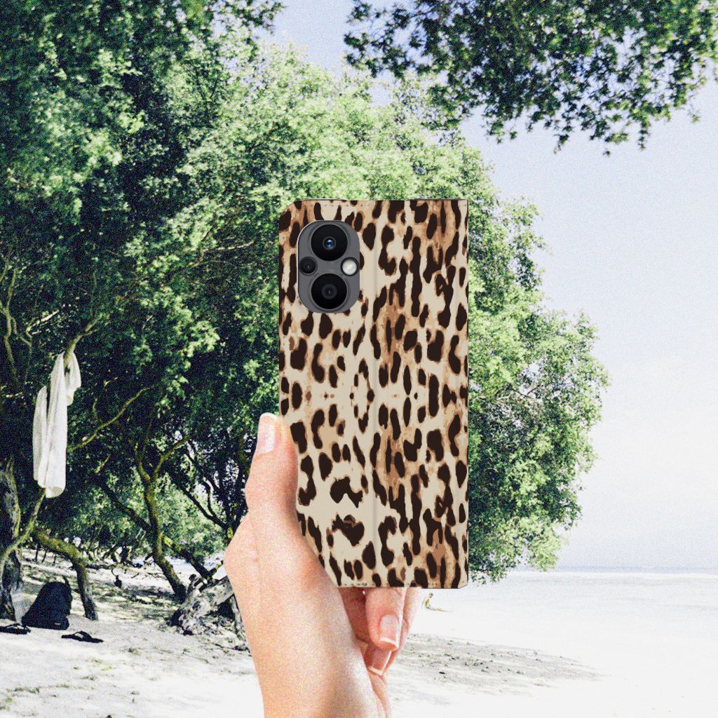 OPPO Reno8 Lite Hoesje maken Leopard - B2C Telecom
