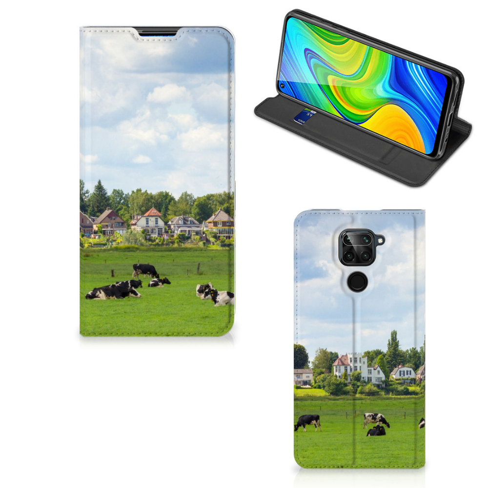 Xiaomi Redmi Note 9 Hoesje maken Koeien - B2C Telecom