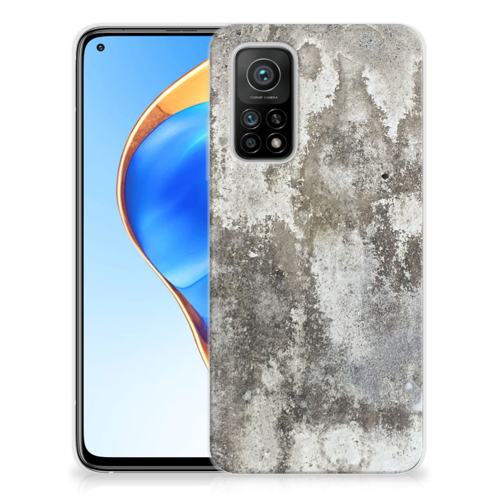 Xiaomi Mi 10T | 10T Pro TPU Siliconen Hoesje Beton Print B2C Telecom
