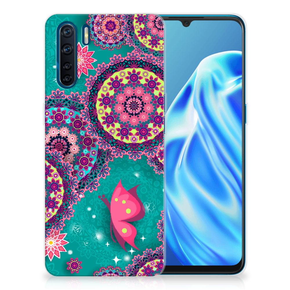 OPPO A91 Hoesje maken Cirkels en Vlinders B2C Telecom