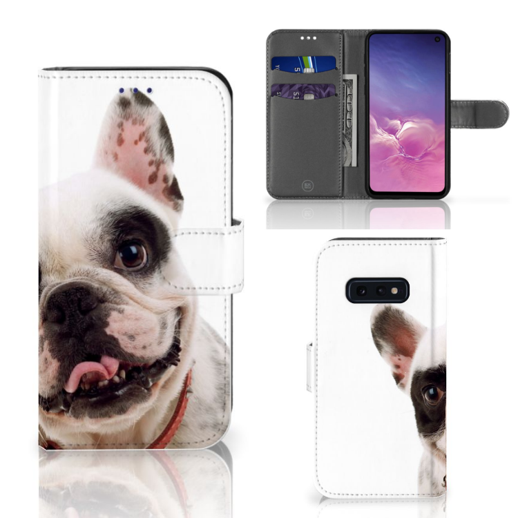 Samsung Galaxy S10e Telefoonhoesje met Pasjes Franse Bulldog