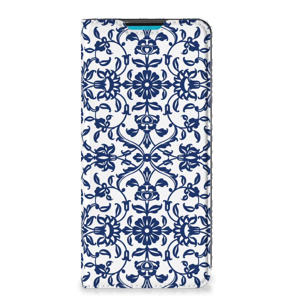 Samsung Galaxy A73 Smart Cover Flower Blue - B2C Telecom