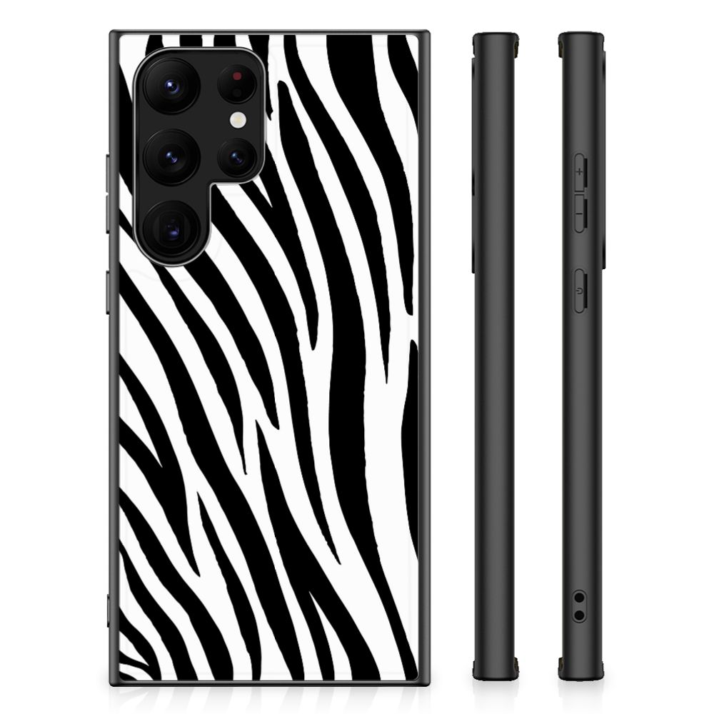 Samsung Galaxy S23 Ultra Dierenprint Telefoonhoesje Zebra B2C Telecom