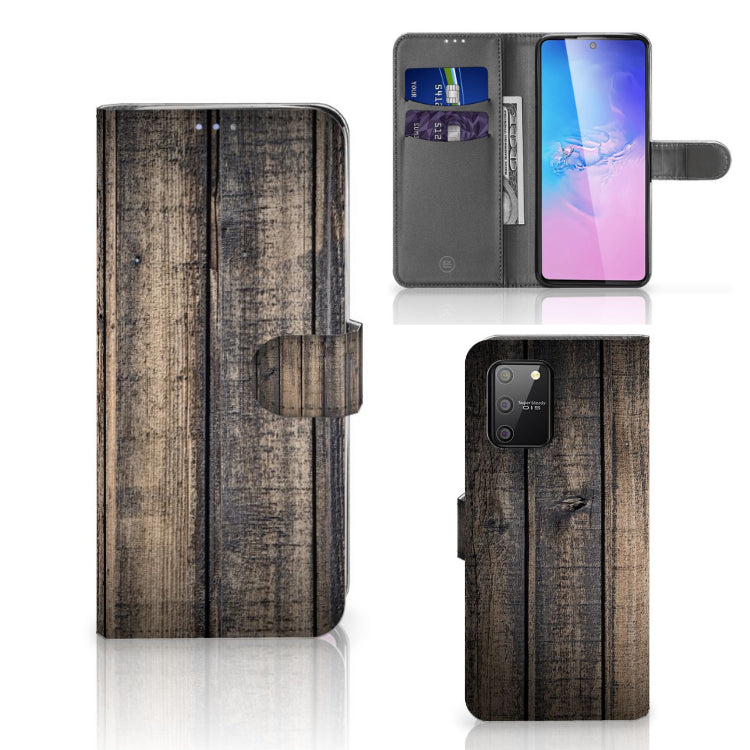 Samsung S10 Lite Book Style Case Steigerhout