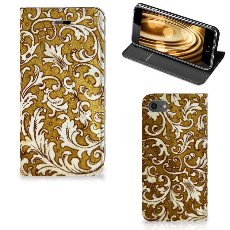 Telefoon Hoesje iPhone 7 | 8 | SE (2020) | SE (2022) Barok Goud