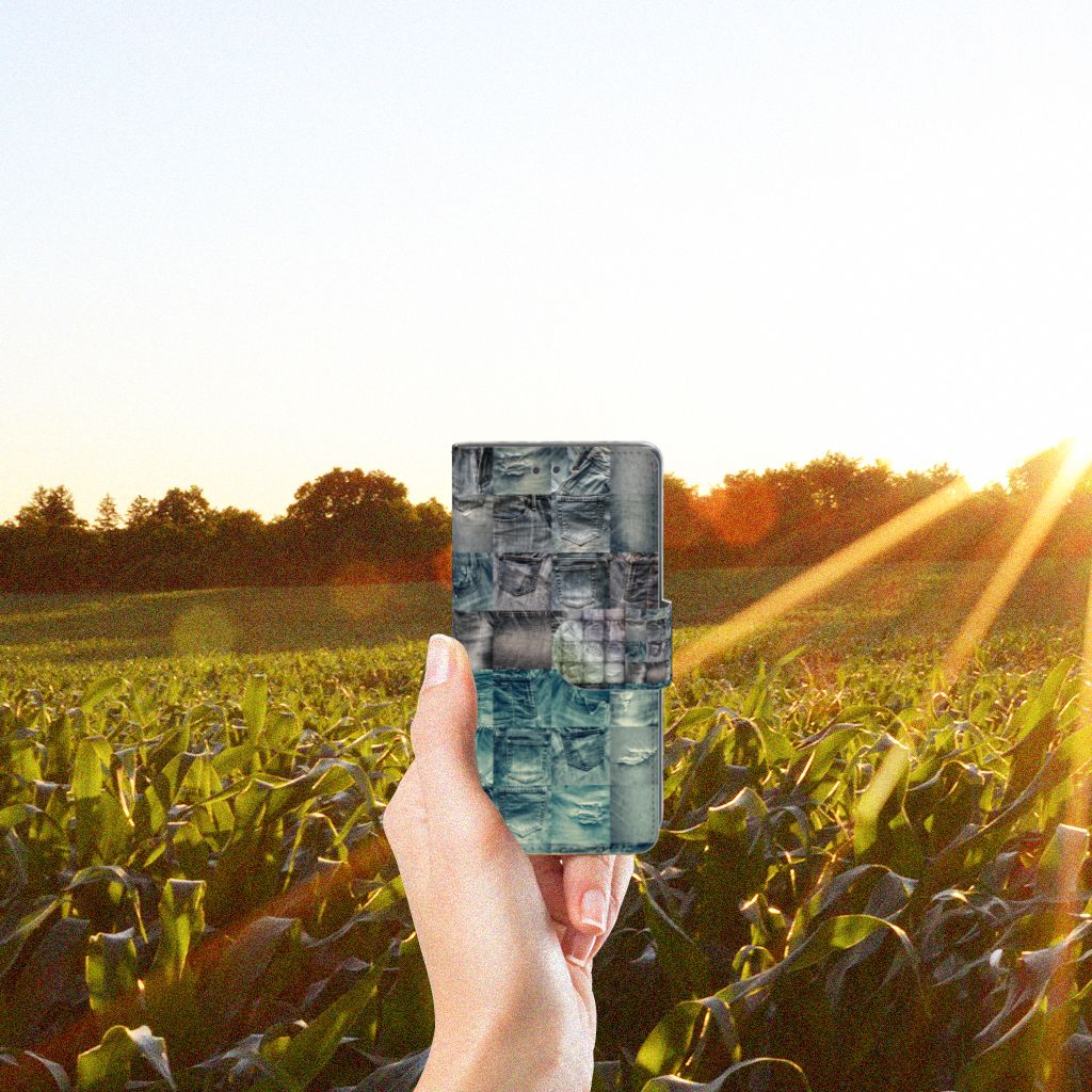 Wallet Case met Pasjes Sony Xperia X Compact Spijkerbroeken