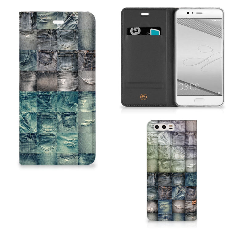 Hippe Standcase Huawei P10 Plus Spijkerbroeken