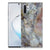 Samsung Galaxy Note 10 Plus TPU Siliconen Hoesje Marmer Grijs