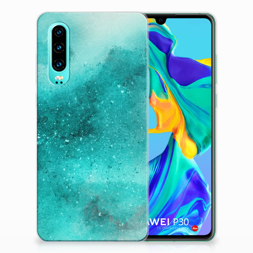 Hoesje maken Huawei P30 Painting Blue