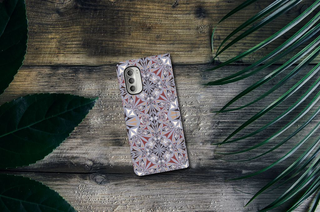 Motorola Moto G51 5G Standcase Flower Tiles - B2C Telecom