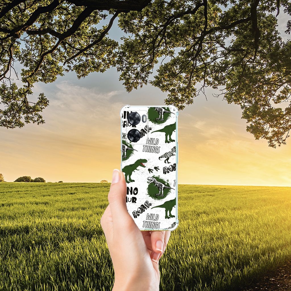 Case Anti-shock voor OPPO A57 | A57s | A77 4G Dinosaurus B2C Telecom