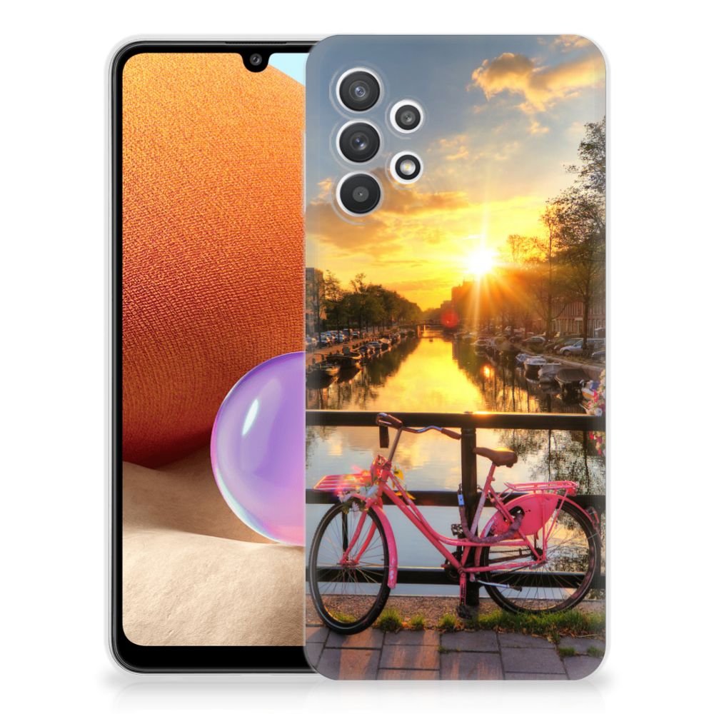 Samsung Galaxy A32 4G | A32 5G Enterprise Editie Siliconen Back Cover Amsterdamse Grachten B2C Telecom