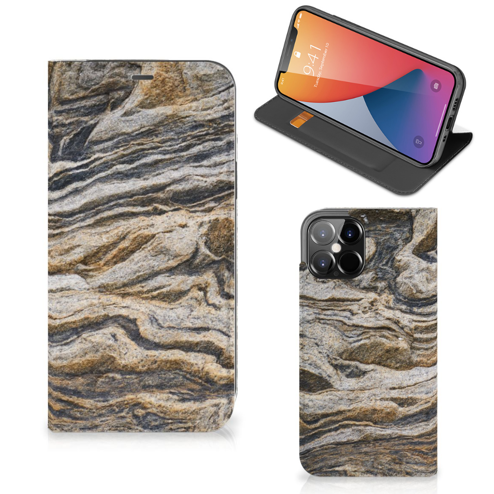 iPhone 12 Pro Max Standcase Steen - B2C Telecom