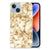 Apple iPhone 14 TPU Siliconen Hoesje Marmer Goud
