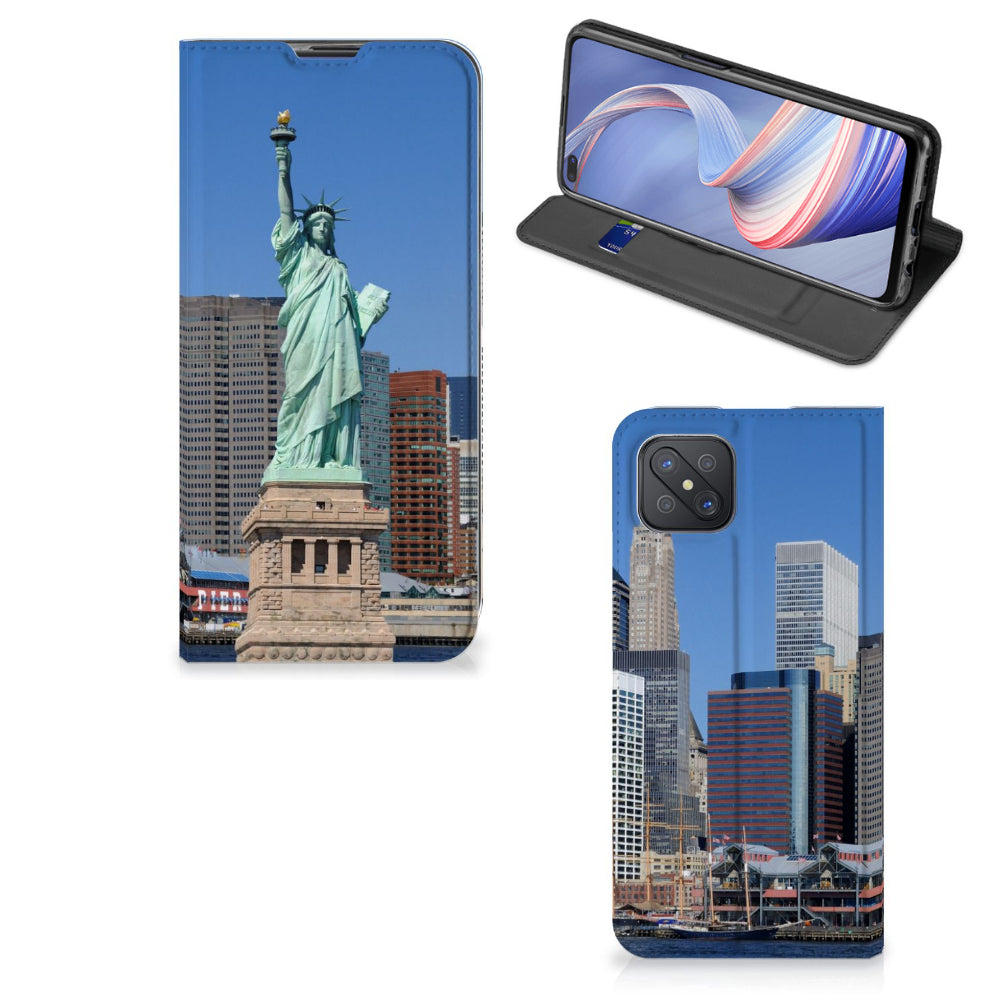 OPPO Reno4 Z 5G Book Cover Vrijheidsbeeld