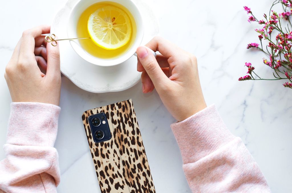 OPPO Find X5 Lite | Reno7 5G Hoesje maken Leopard - B2C Telecom