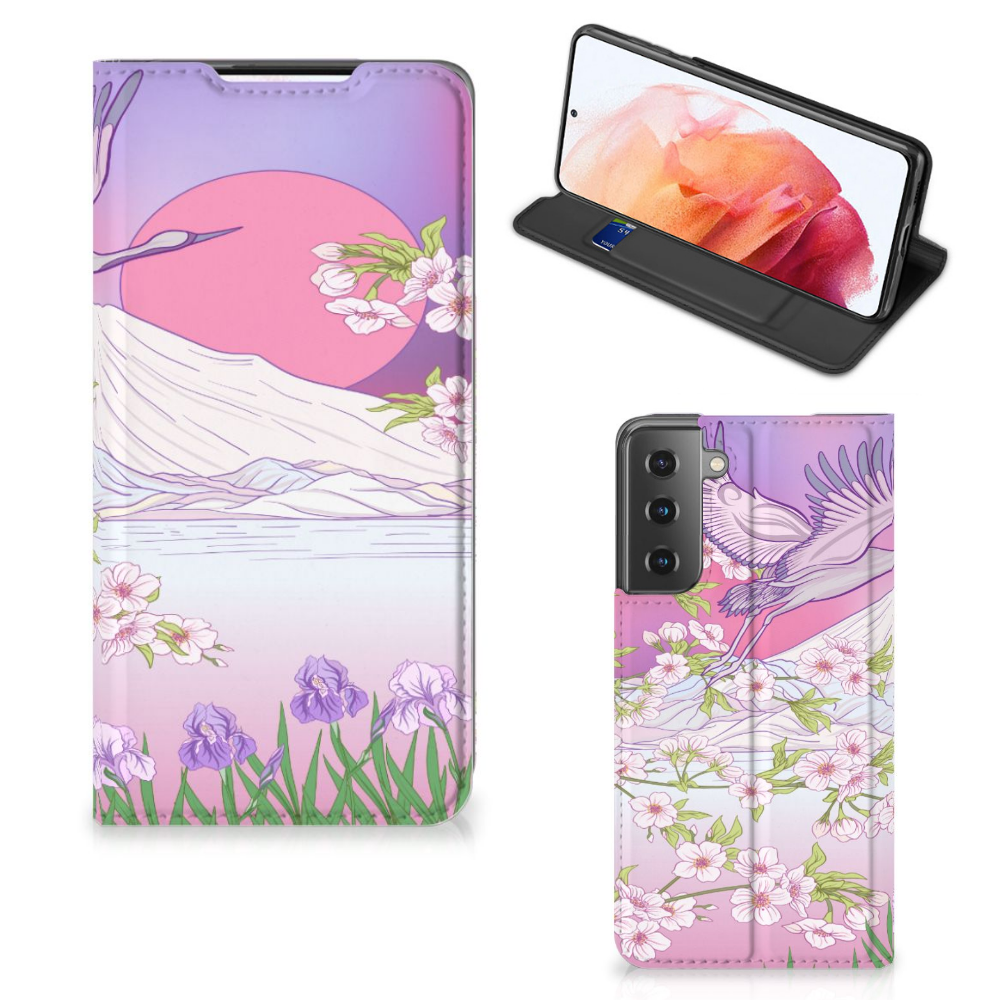 Samsung Galaxy S21 Hoesje maken Bird Flying - B2C Telecom