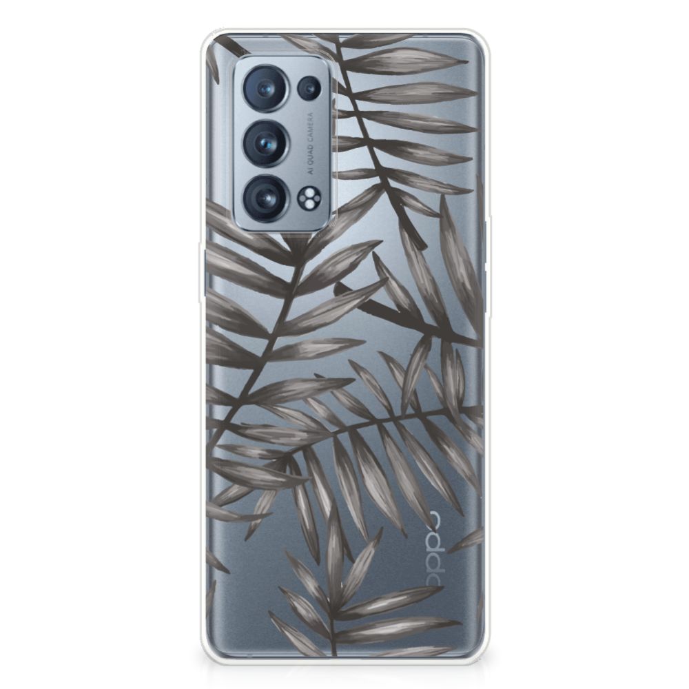 OPPO Reno 6 Pro Plus 5G TPU Case Leaves Grey