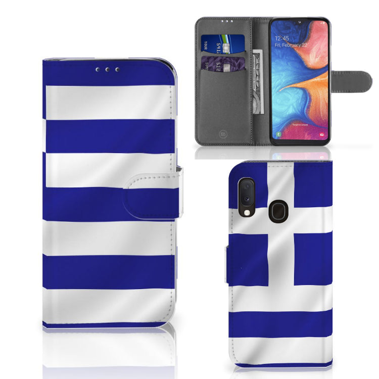 Samsung Galaxy A20e Bookstyle Case Griekenland