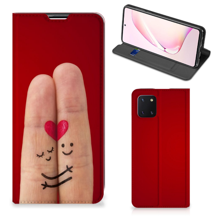 Samsung Galaxy Note 10 Lite Hippe Standcase Liefde - Origineel Romantisch Cadeau - B2C Telecom