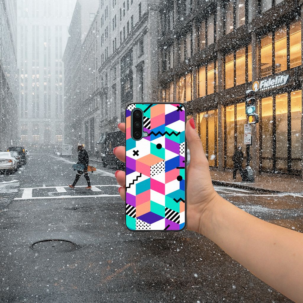 OnePlus Nord CE 5G Backcover Blokken Kleurrijk B2C Telecom
