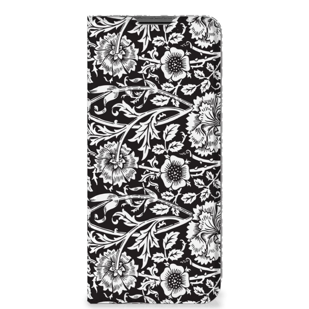 Nokia G50 Smart Cover Black Flowers - B2C Telecom