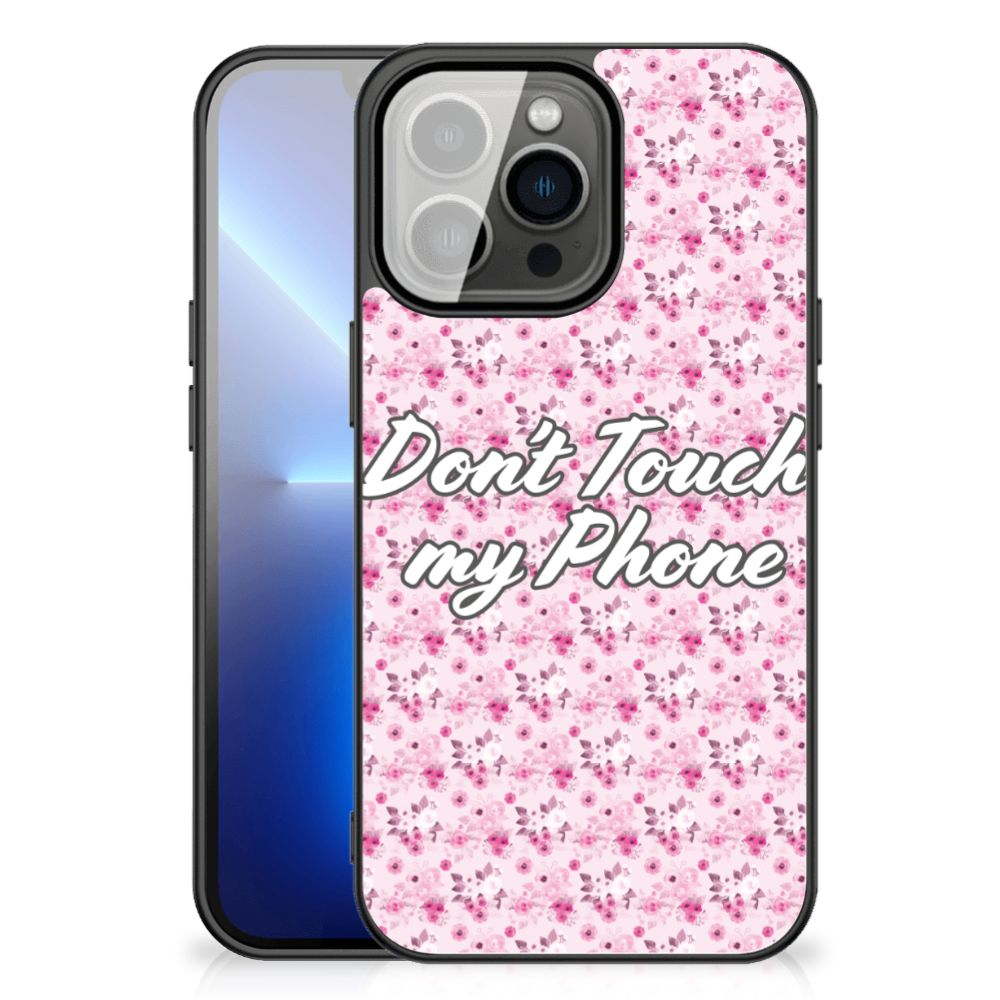 iPhone 13 Pro Max Telefoon Hoesje Flowers Pink DTMP