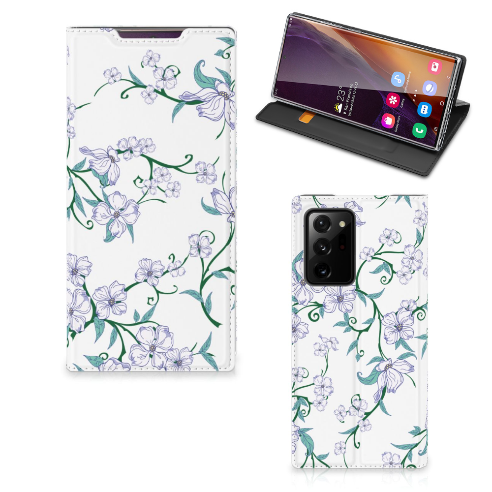 Samsung Galaxy Note 20 Ultra Uniek Smart Cover Blossom White - B2C Telecom