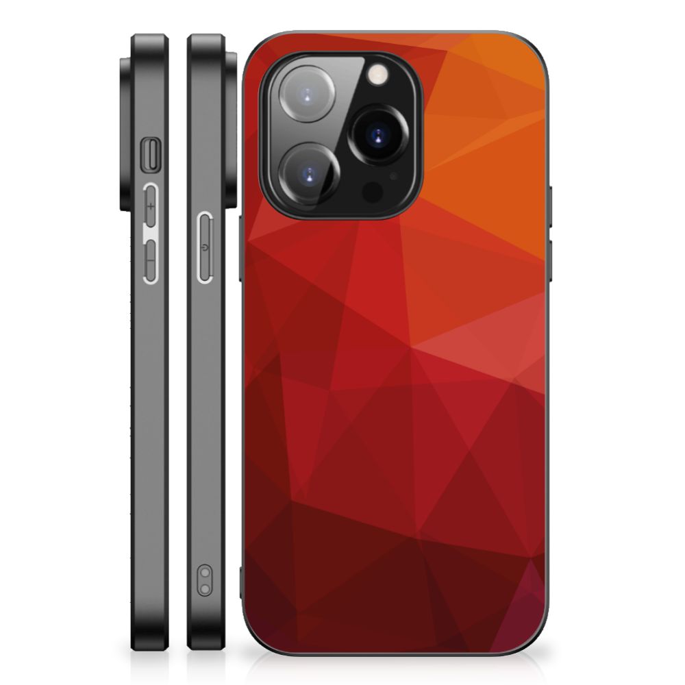Backcover voor iPhone 14 Pro Polygon Red B2C Telecom