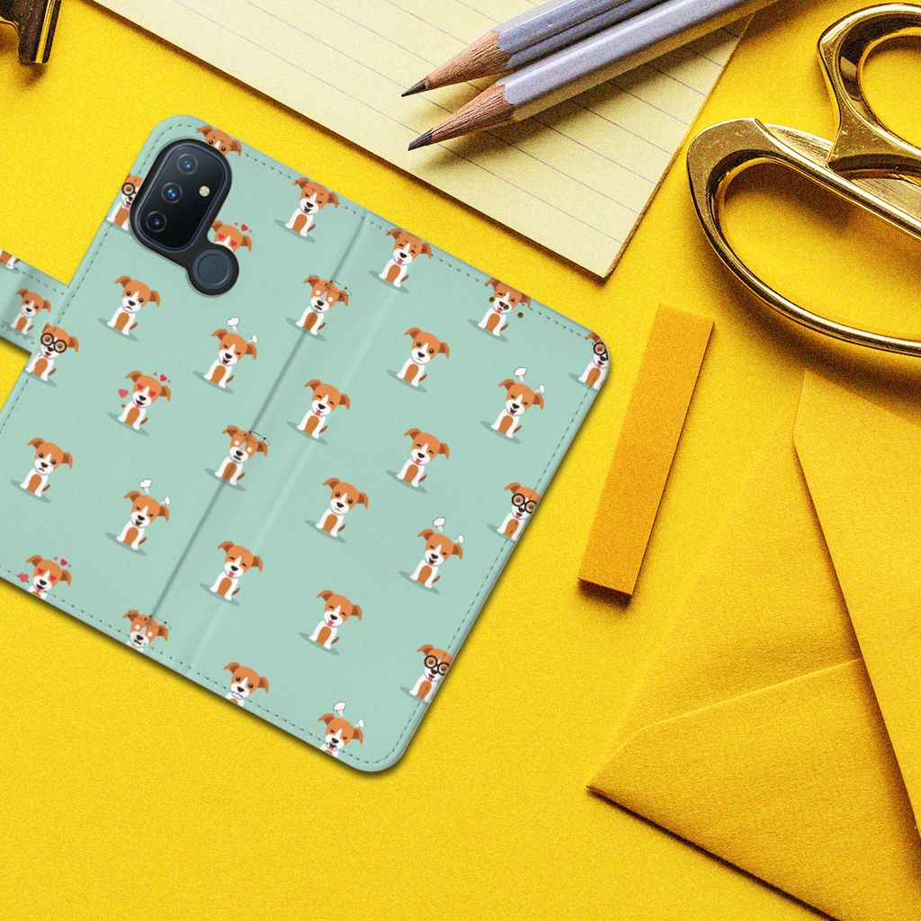 OnePlus Nord N100 Telefoonhoesje met Pasjes Pups