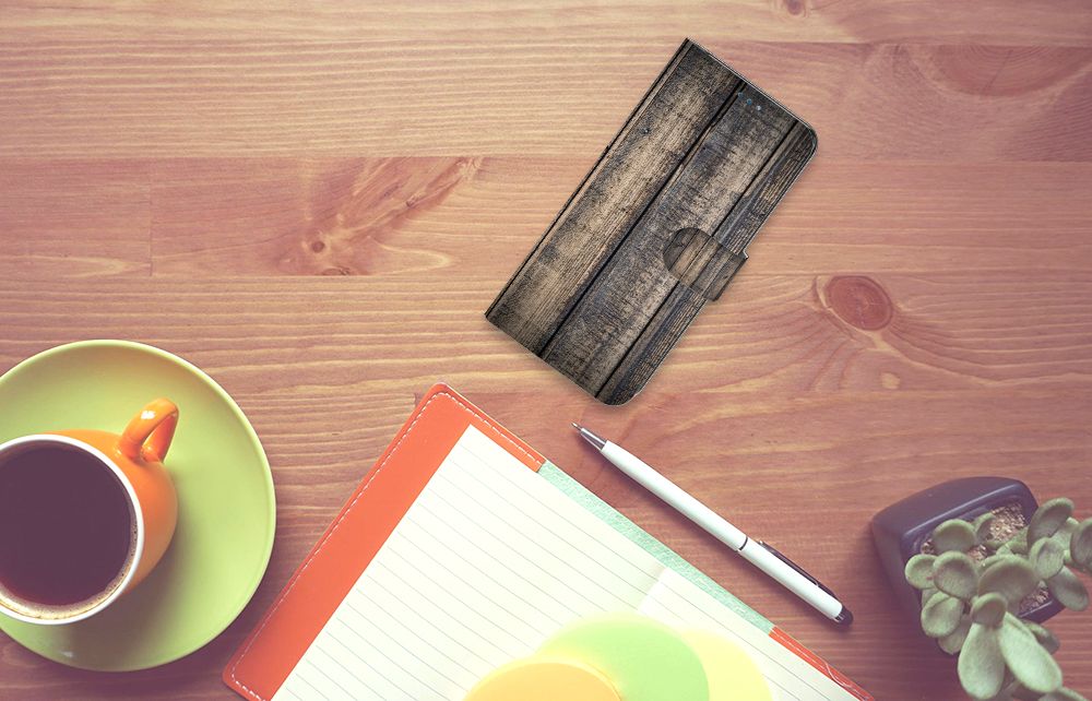 OnePlus Nord N10 Book Style Case Steigerhout
