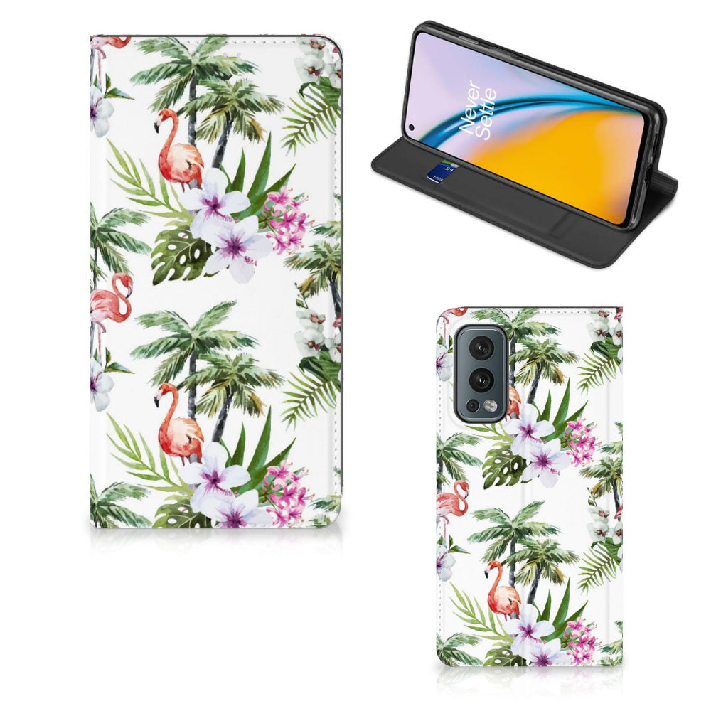 OnePlus Nord 2 5G Hoesje maken Flamingo Palms