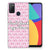 Alcatel 1S (2021) Silicone-hoesje Flowers Pink DTMP B2C Telecom