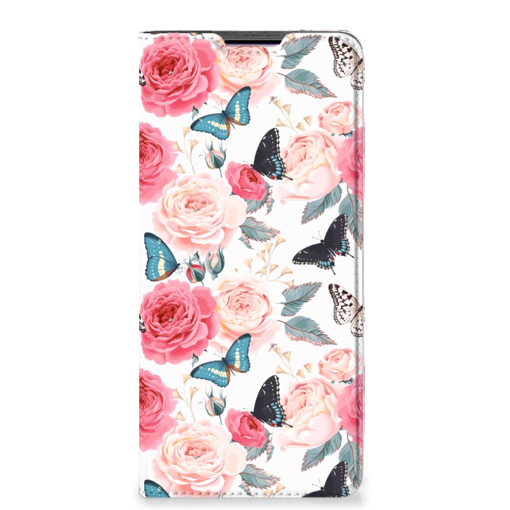 Motorola Edge 30 Pro Smart Cover Butterfly Roses - B2C Telecom