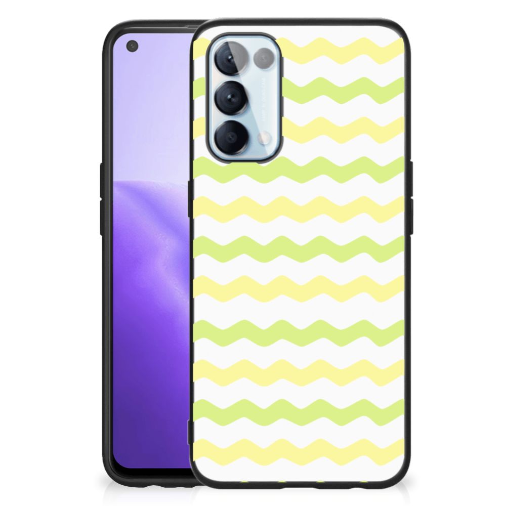 OPPO Reno5 5G | Find X3 Lite Back Case Waves Yellow