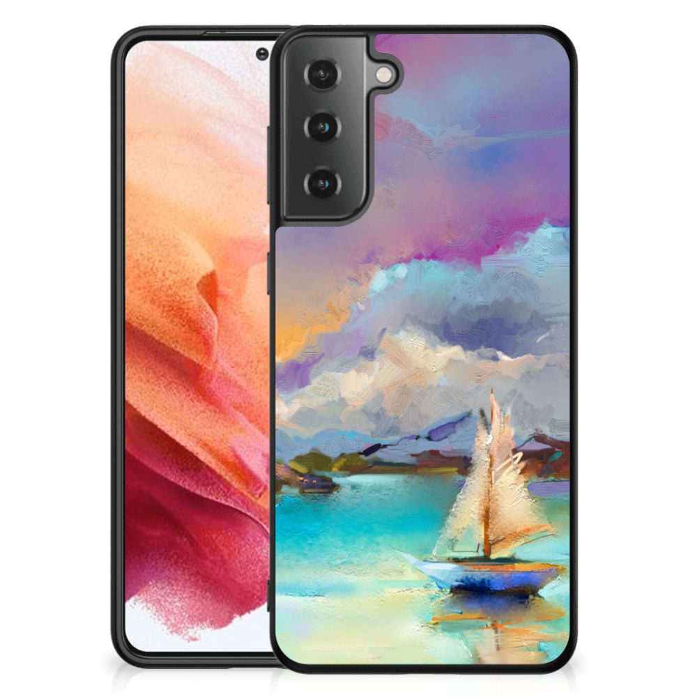 Kleurrijke Telefoonhoesje Samsung Galaxy S21 Boat