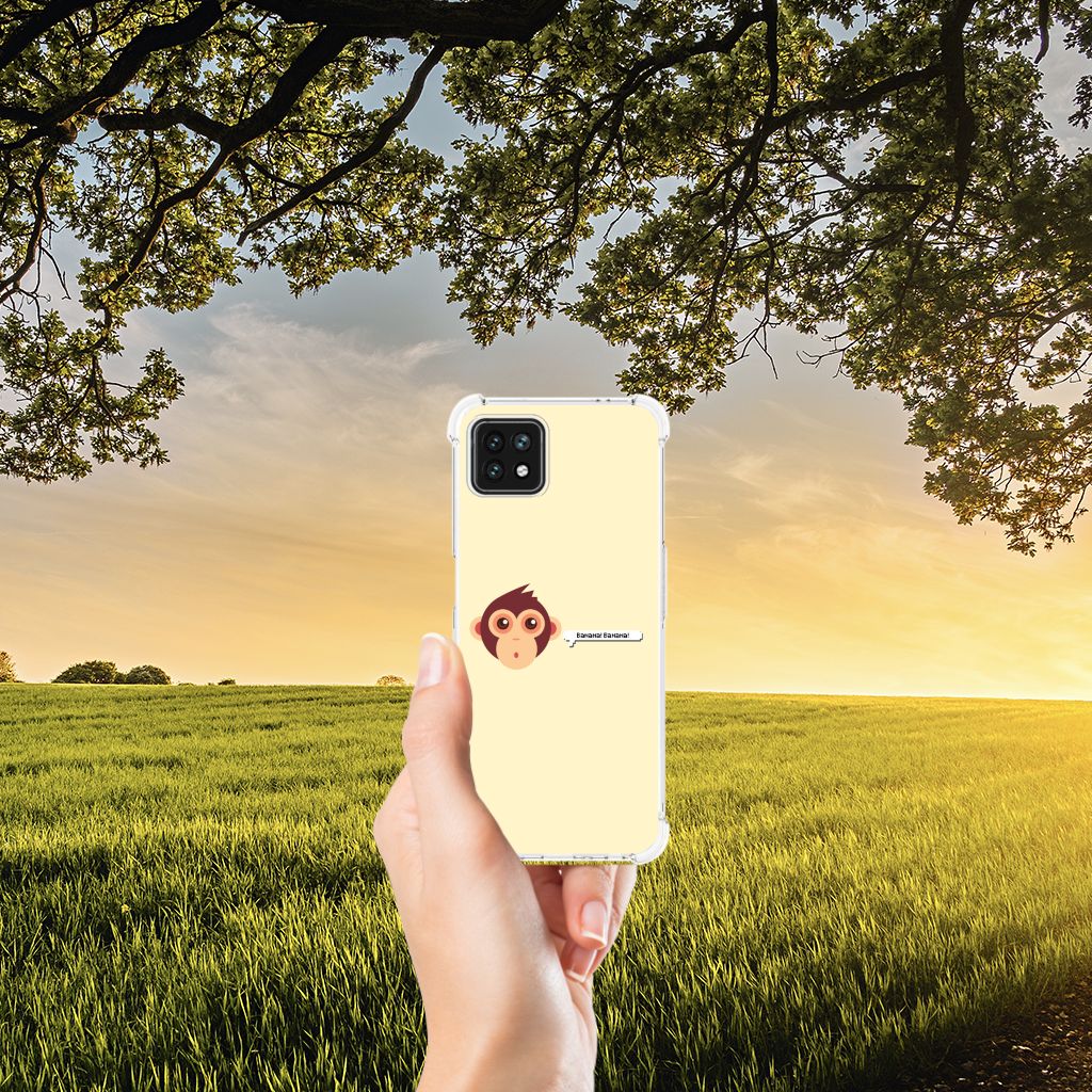 OPPO A53 5G | A73 5G Stevig Bumper Hoesje Monkey B2C Telecom