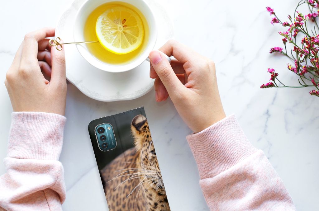Nokia G11 | G21 Hoesje maken Luipaard - B2C Telecom