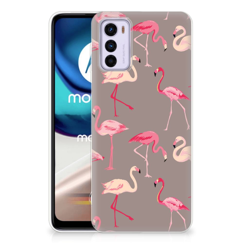 Motorola Moto G42 TPU Hoesje Flamingo