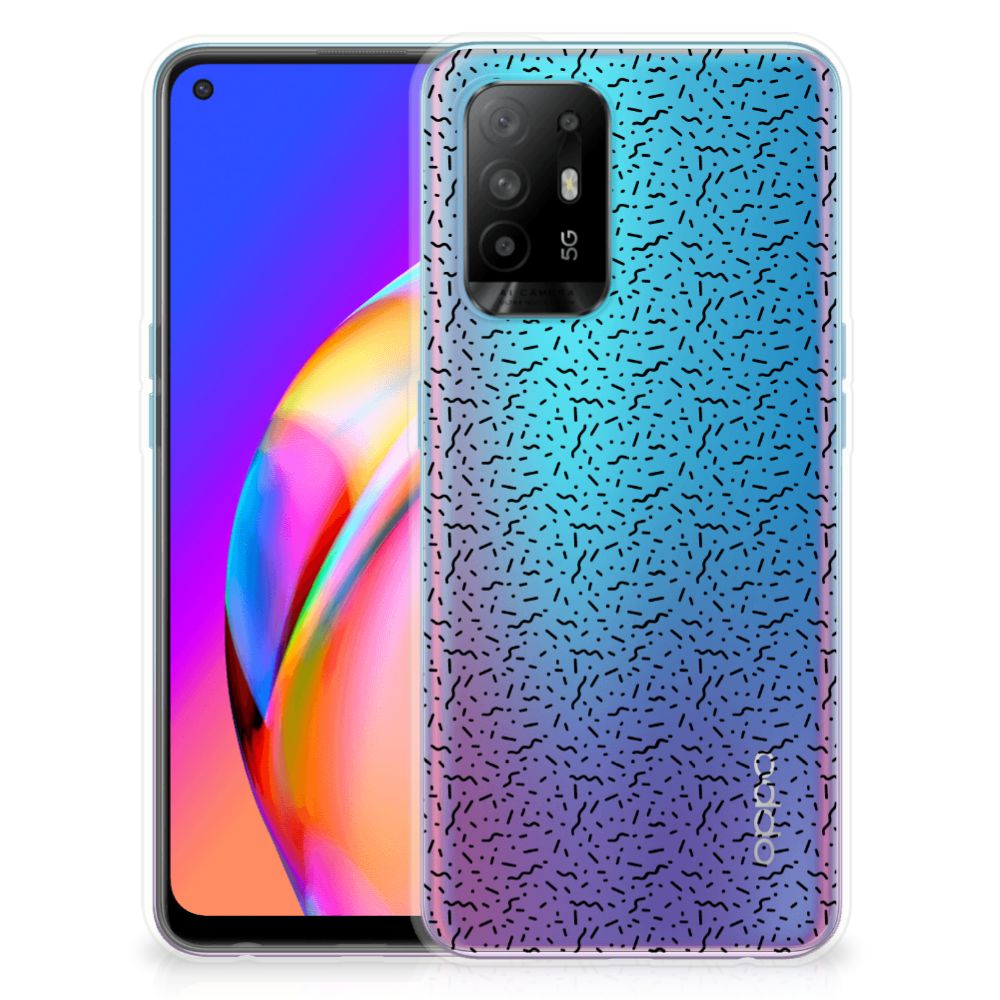 OPPO A94 5G | Reno5 Z TPU bumper Stripes Dots B2C Telecom