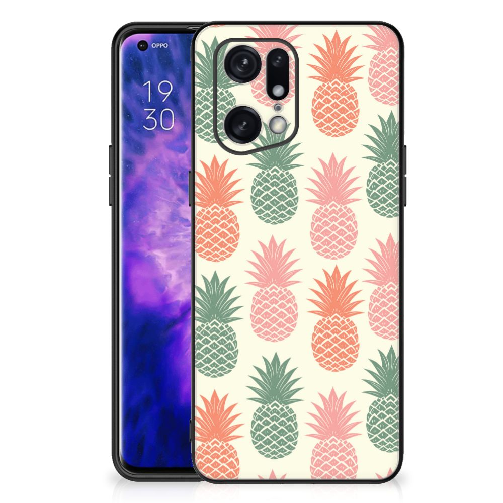 OPPO Find X5 Pro Back Cover Hoesje Ananas B2C Telecom