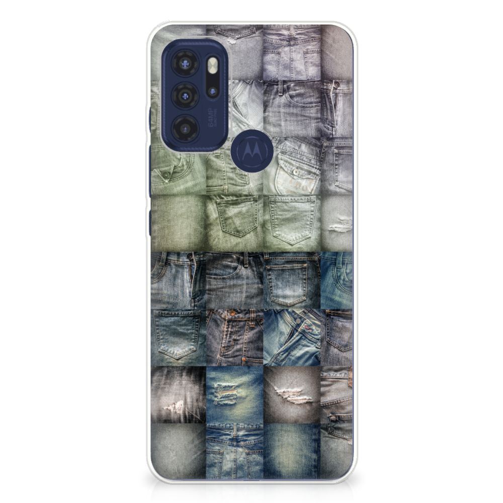 Silicone Back Cover Motorola Moto G60s Spijkerbroeken B2C Telecom