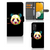 Samsung Galaxy A14 4G Leuk Hoesje Panda Color met kleurrijke panda design en pasjes compartiment.