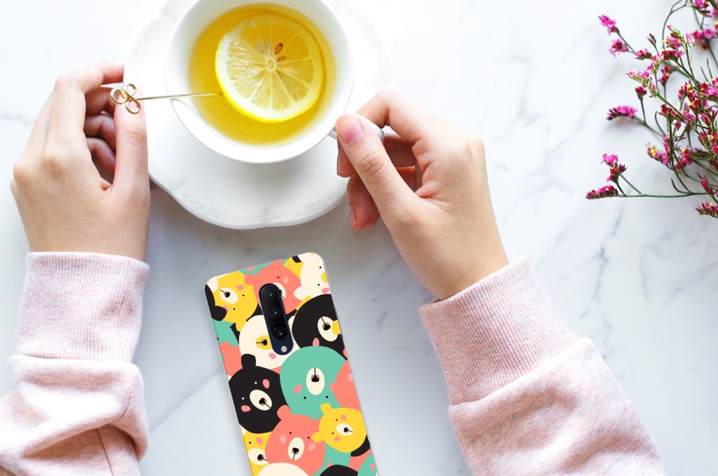 OnePlus 7 Pro Telefoonhoesje met Naam Bears