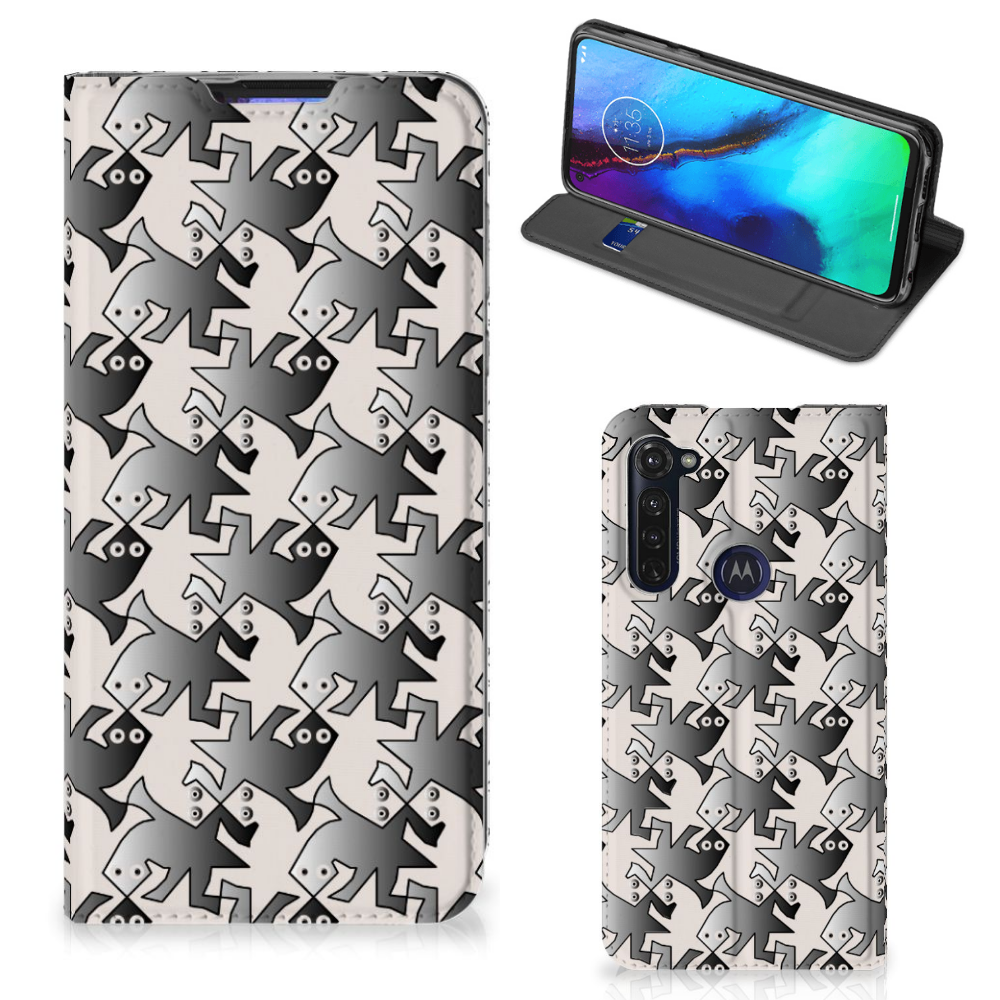 Motorola Moto G Pro Hoesje maken Salamander Grey - B2C Telecom