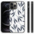 iPhone 12 Pro Max Skin Case Leaves Blue B2C Telecom