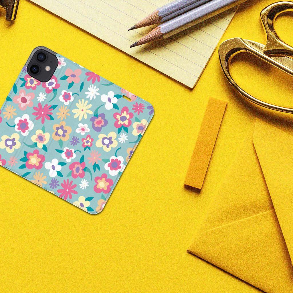 iPhone 12 Mini Smart Cover Flower Power - B2C Telecom