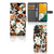 Hoesje voor Samsung Galaxy A14 5G Dark Flowers met kleurrijk bloemenontwerp en ruimte voor pasjes